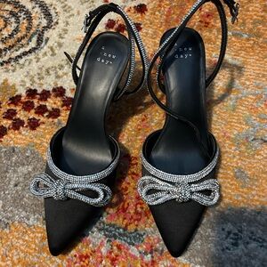 A New Day Black and Silver Women's Shoes
